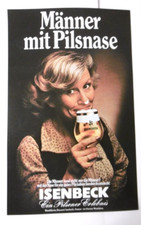 Werbe-Aufkleber Isenbeck Pils