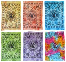 Batiktuch buddha 110x75 - buddha, om