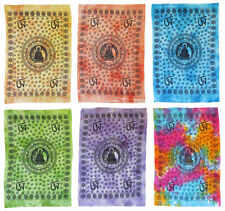 Batiktuch BUDDHA 110x75 cm Om Aum Wandbehang Wanddeko Budda Budha Siddhartha 