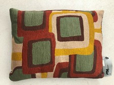 taj Wood & Scherer Dekokissen unbenutzt Seide 30 cm x 40 cm Kissen mit Füllung