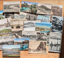 22 AK Fluss-Schifffahrt Bodensee Rhein Elbe Mosel Weser Denkmäler