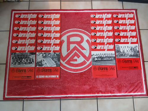 Rot weiss essen kurze - rot,
