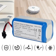 3000mAh 14.4V Ersatzakku Kompatibel mit Lubluelu SL60D/SL61,11s/30c/G10 Akku