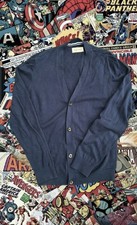 Pier One Damen Strickjacke Marineblau Gr. M 100% Baumwolle