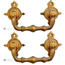 Truhengriffe Messing antik alt Klaviergriff 17cm