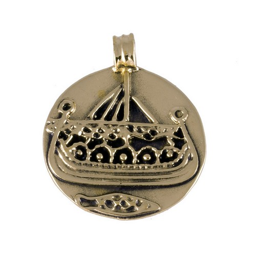 Wikingerschiff bronze - wikingerschiff,