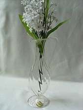 Rosenvase Lauscha Glas