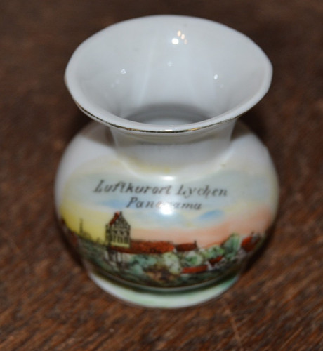Andenken porzellan vase - porzellan,