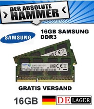 Samsung 2x 8GB DDR3L RAM 1600MHz(PC3L-12800S) 2Rx8 • 1.35V • SODIMM • Laptop RAM