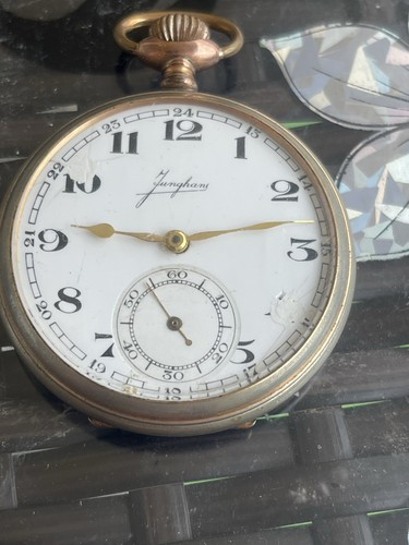 Vintage taschenuhr junghans - vintage,