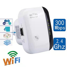 WLAN Repeater Router Range WIFI Signal Verstärker Access Point Booster 300 Mbps
