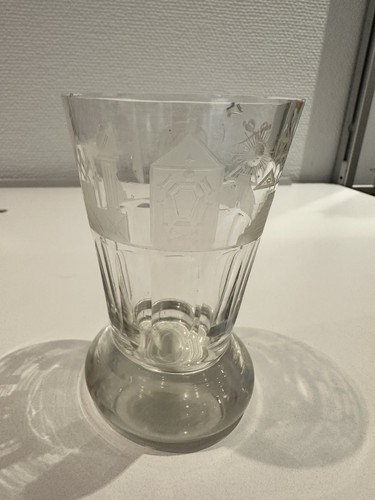 Seltenes freimaurer glas - seltenes,