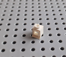 LEGO® Fenster 1x1x1 mit Scheibe Vintage weiß 39bc01