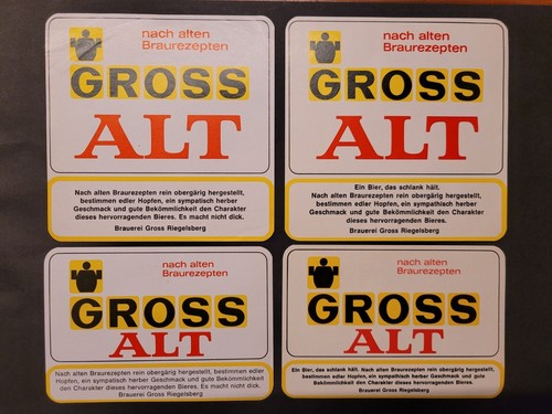 Bieretiketten gross brauerei - bieretiketten,