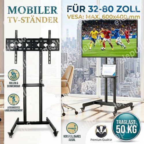 Wagen ständer mit rollen - tv,