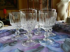 Bleikristall Wein Gläser  5Stück Vintage eventuell  Nachtmann Patrizia [2229]