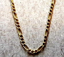 Goldkette Figaro Panzer 585 Länge 45cm Breite 1,5mm
