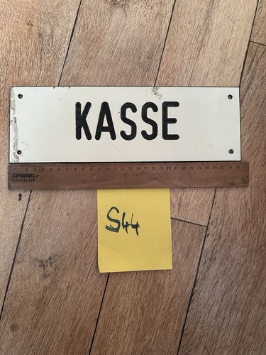 Ddr schild kasse - ddr,