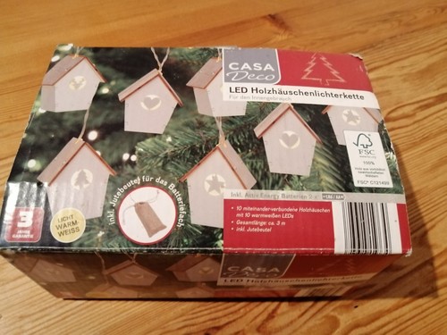 Lichterkette holzhäuschen - lichterkette, *