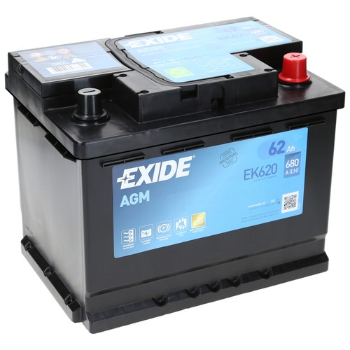 Autobatterie exide ek620 agm - ek620,