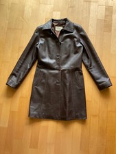 ORPELL Damen Ledermantel Lamm Nappa Leder , Gr. S (36) braun