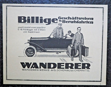 Wanderer Werke A.-G. , Schönau bei Chemnitz , Alte Reklame , 1923 , (A30)