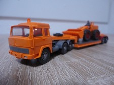 Wiking    Alter   Magirus Tiefladersattelzug mit Hanomag Radlader