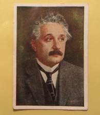 Albert Einstein, Rookie Sammelbild 1928, Die Welt in Bildern, Bild 1, Sulima