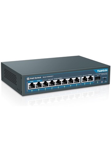 Yuanley port gigabit poe - 11,