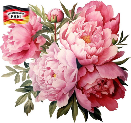 Wandtattoo blumen wasserfest - wandtattoo,