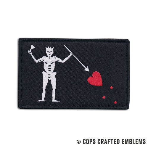 Blackbeard patch piraten - blackbeard,