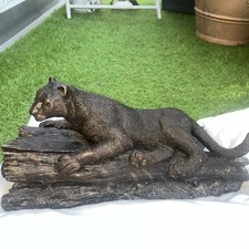 Bronzefigur Panther Raubkatze