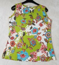 KARA MAKAN - DAMEN ACHSEL SHIRT - TANK TOP - GR. 38 - MADE IN ITALY