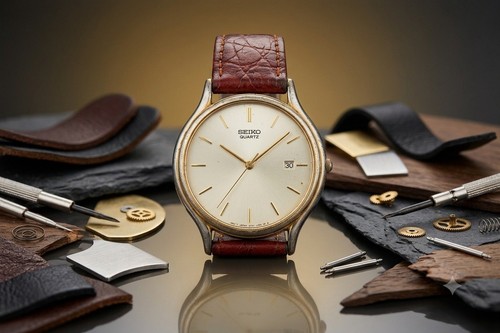 Vintage seiko quartz herrenuhr - seiko,