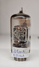 Röhre ECC808 Telefunken mit Raute 1,1mA  + 0,9mA - SEHR GUT
