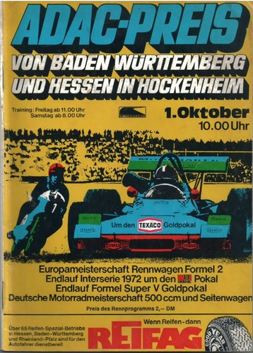 Original programmheft 1972 - programmheft,