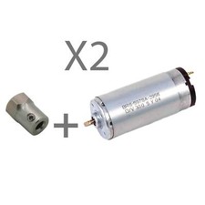 2x Motor + Kupplung für elektrischen Doner Donner Kebabschneider Schneider Fleischschnitzer