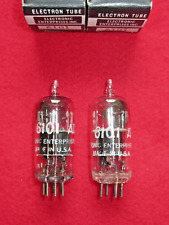 Matched pair 6101 ELECTRONIC ENTERPRISES NOS NEU Röhre Tube NEW 6J6 Paar ECC91