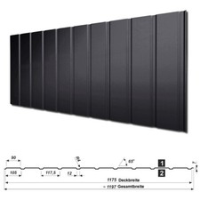 Trapezblech Wellblech Wandblech Trapezbleche Profilblech T-7W 0,5mm 22,98 €/m²