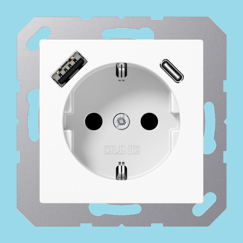 Jung schuko steckdose mit - schuko,