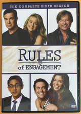 Rules of Engagement The Complete Sixth Season (6,six) DVD TV Series Mint! 2012