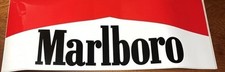 1x Original Marlboro Aufkleber ca. 50x20 cm Folie Sticker 70 / 80iger Neuwertig 