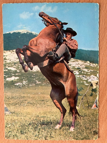 Postkarte szene winnetou ii - szene,