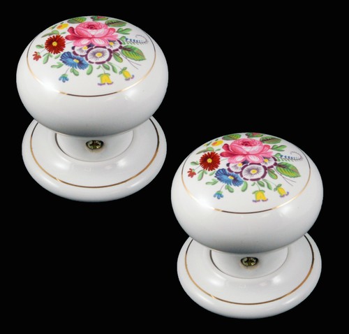 Ceramic türknauf set white - ceramic,
