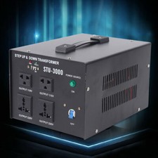 Spannungswandler Transformator 220V⇋110V Step Up/Down Converter Konverter 3000W