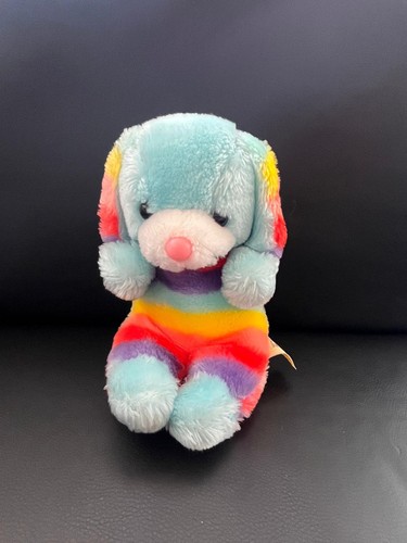 Vintage regenbogen hund - vintage, heunec