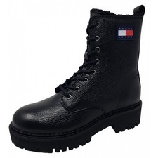 Tommy Hilfiger Urban Boot Damen Stiefel in Schwarz