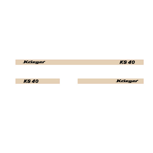 Krieger ks40 aufkleber - krieger,