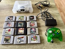 Nintendo 64 Spielekonsole Transparent Clear White JAP RGB Ready  & 12 Spiele N64
