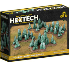 Winter Light & Heavy Woods (x4 new bases) - Hextech -  GFNHEXT34